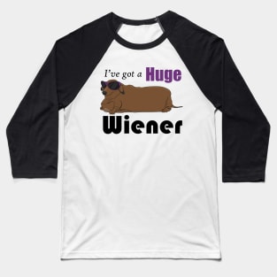 Huge Wiener Baseball T-Shirt